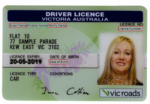 Victoria Driver Licence