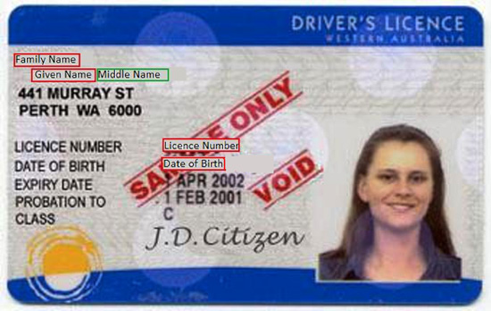 Western Australia Driver Licence