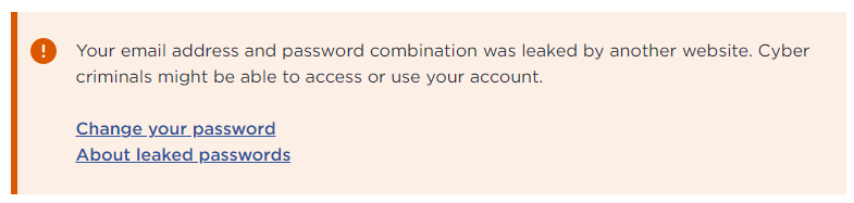 A prompt will appear in your MyServiceNSW Account to change your password.